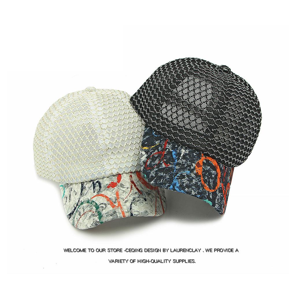 Women's Summer Sunscreen Cap Mesh Breathable Net Cap Baseball Cap