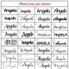 Stainless Steel Necklace Personalized Letter Gold Choker Necklace Pendant Nameplate Gift