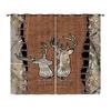 Curtains Animal Deer Pastoral Curtains Digital Printing Blackout Curtains No Punching