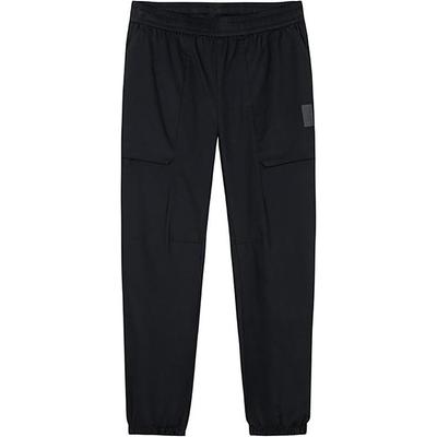Outdoor Series Mid-Rise Breathable Solid Color Elastic Knitted Sports Pants Women Pants Black 162446506-2