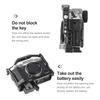 JLwin Protective Camera Cage Aluminum Alloy with Cold Shoe Mount Magnetic Wrench Slot Numerous