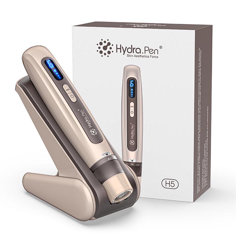 Трансграничная H5 Электрическая микроигольчатая ручка: Автоматизированная подача жидкости для внутрикожного введения в лицо и мезодермальной гидратации.