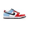 Nike Dunk Slip Resistant Abrasion Resistant Low Top Skateboard Shoes Unisex Red Blue HF5441-100(Team44-)