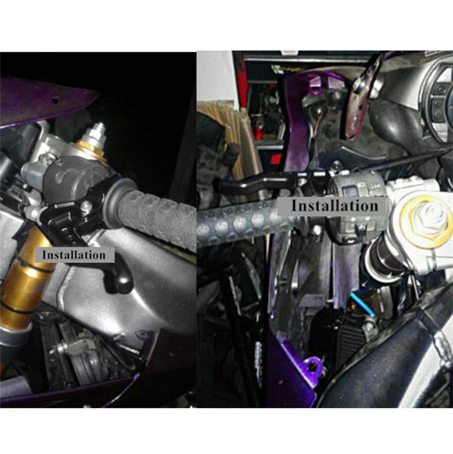 1x Black CNC Motorcycle ATV Stunt Clutch Lever Universal For 7/8" 22mm Handlebar