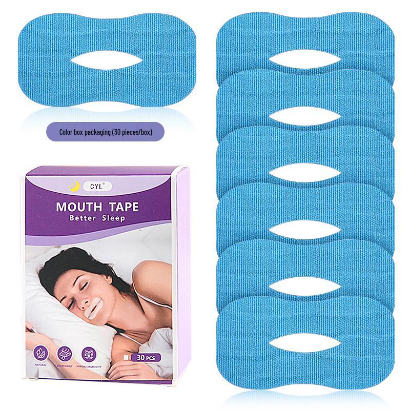 Adults & Kids Cotton Anti-Snoring Mouth Strips - Nighttime Snoring & Mouth Breathing Aid