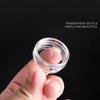 10Pcs Sample Clear Cream Jar Mini Cosmetic Bottles Containers Transparent Pot For Nail Arts Small Clear Can Tin For Balm