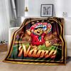 Bayern Munich Soccer Poster Personalized Text Blanket Throw Personalized Blanket Soft & Cozy Suitable for Livingroom Sofa Nap Bedding