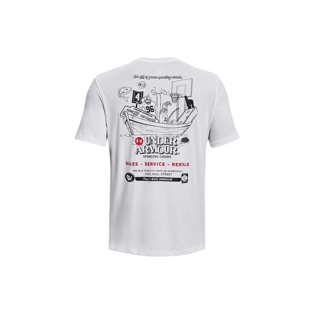 Under Armour T Shirt Men's White 1376856-100