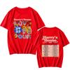 2026 Harrys House Love on Tour T Shirt Cotton Tshirt for Men Letter Print Tees Summer ONeck Loose Tops Unisex Casual Tshirt