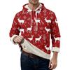 Men's Casual Long-Sleeve Fleece Hoodie With Pockets