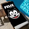 Cartoon Felix the Cat Towel Towel Soft Pool Gift For Travel Gym Shower Cool Camping Quick Dry Sports  Large Beach Towel
