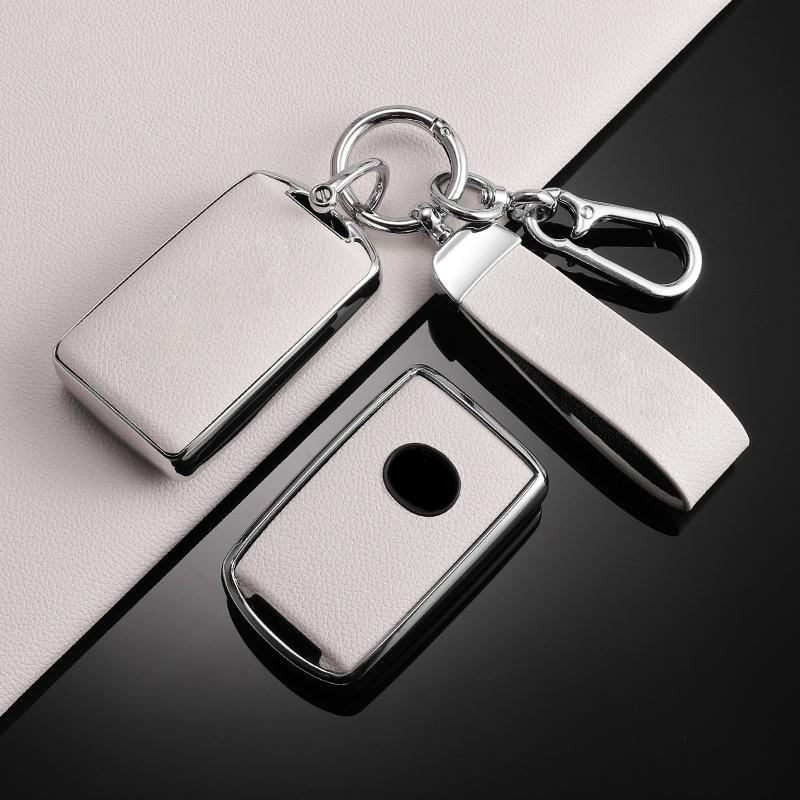 

TPU Leather Car Key Case Full Cover Shell For Mazda 3 Alexa CX30 CX-4 CX5 CX-5 CX8 CX-8 CX-30 CX9 CX-9 Protector Fob Accessories
