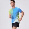 Men's Quick-Dry Breathable Sports T-Shirt - Short Sleeve Ice Silk for Running & Fitness
