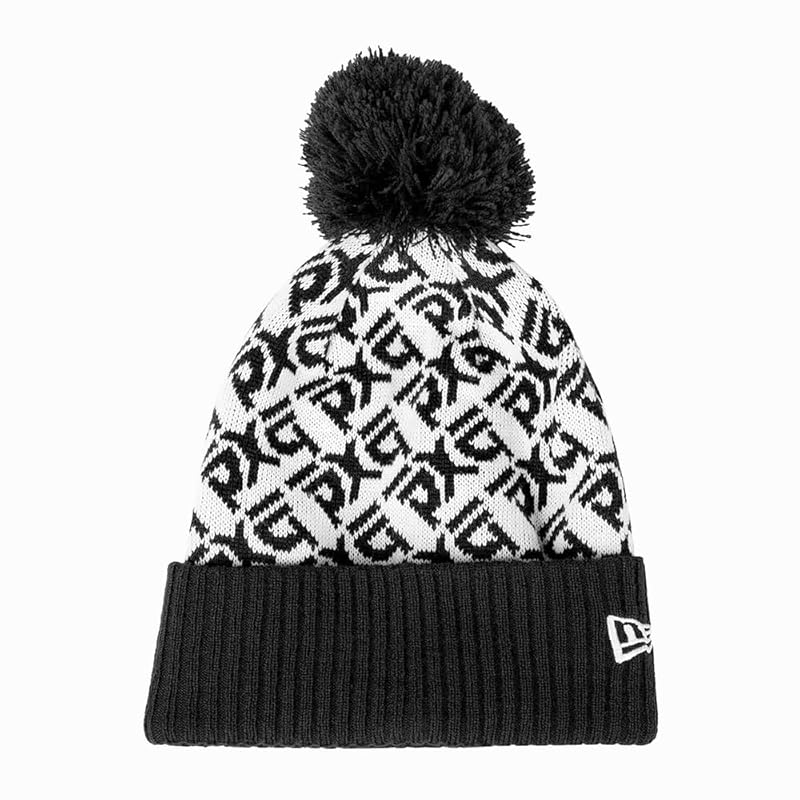 

[PXG] шапка Infinite Logo жаккардовая вязаная шапка черная