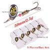 Rotating Hand-Cranked Sequin Blade Spinner Lure Set