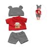 3Pcs Reborn Baby Dolls Boy Clothes 11 Inch Bear Outfit Accessories Sets Fit 11" Newborn Dolls Clothes Decorations