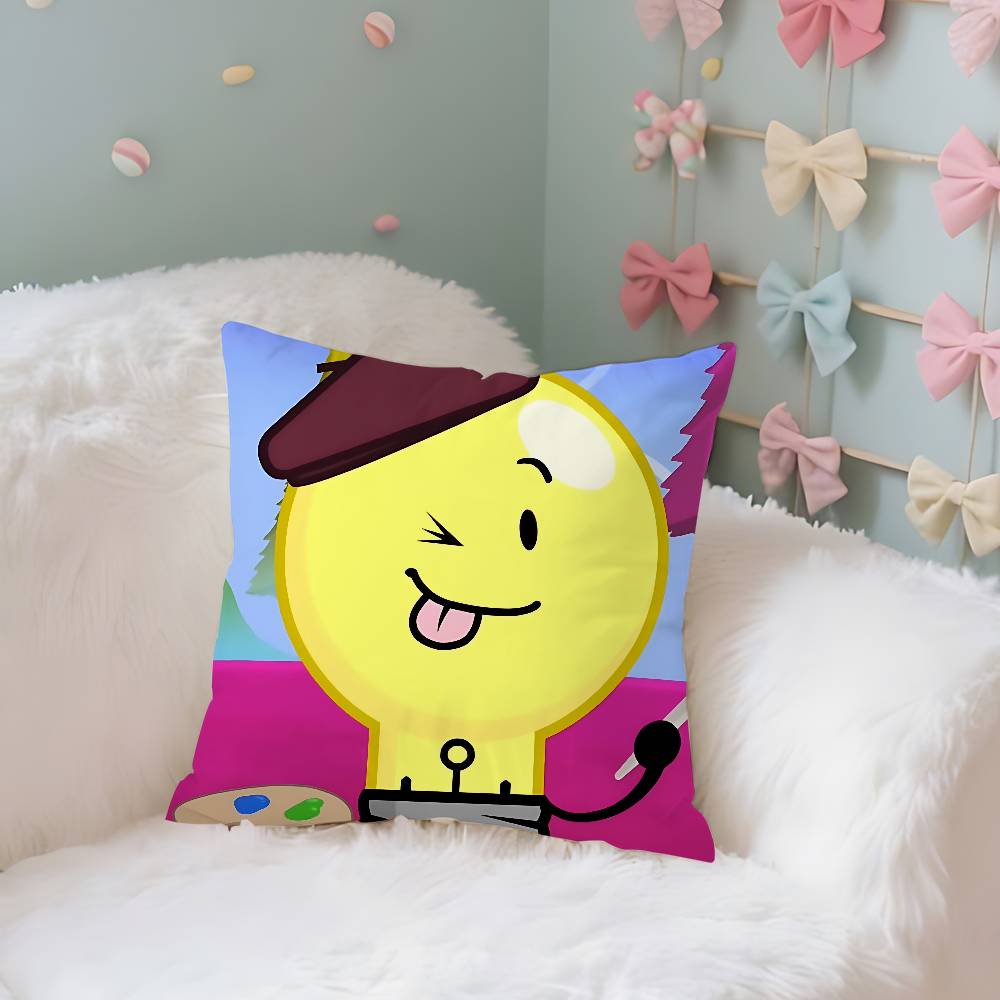Funny AInanimate InsanityS Case Plush Fabric Soft Pillowcase Double Sided Print Cushion Cover Household Gifts
