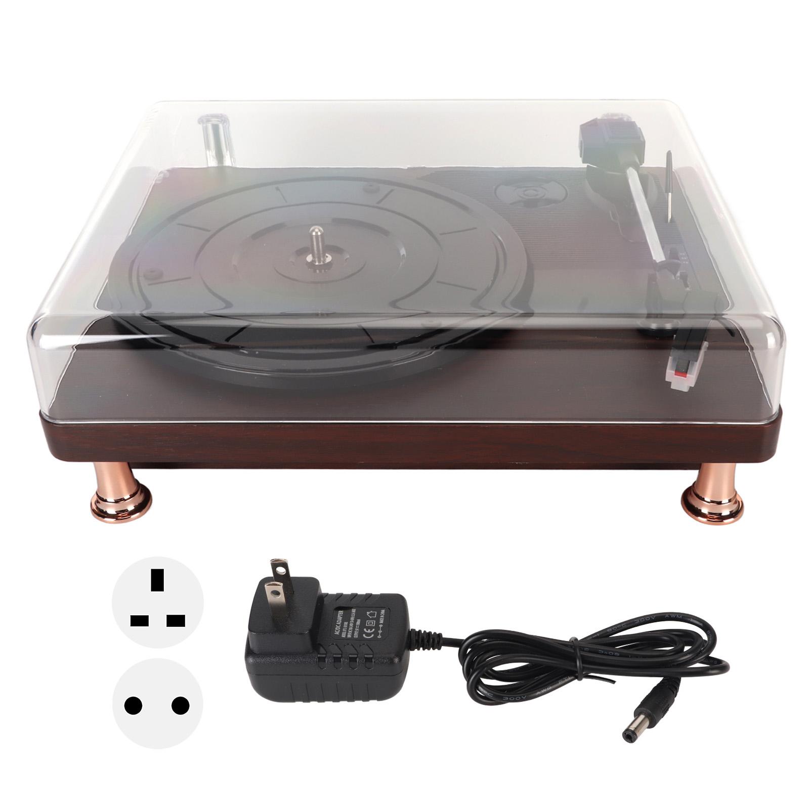 

Виниловый проигрыватель, 3-скоростной встроенный стереодинамик, винтажный проигрыватель-фонограф с пылезащитным чехлом для