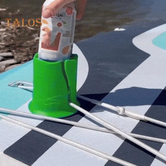 

Держатель для бутылки с водой для доски для серфинга. Держатель для напитков на каяке для рыбалки на открытом воздухе. Держатель для весла на лодке с противоскользящими подушечками. Универсальное крепление для различных предметов. розы красного