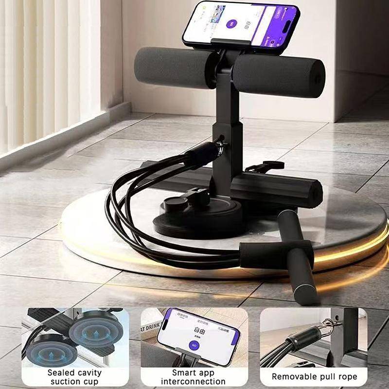 Multifunkčné vybavenie na sedy s dvojitou prísavkou, podpora členkov, nastaviteľné, vybavenie na plank, fitness cvičenie pre domácu posilňovňu