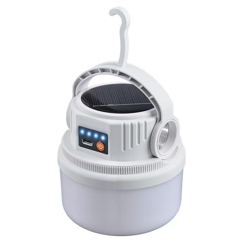 Solar Camping Lamp with Ultra-Long Battery for Outdoor, Emergency, and Tent Lighting