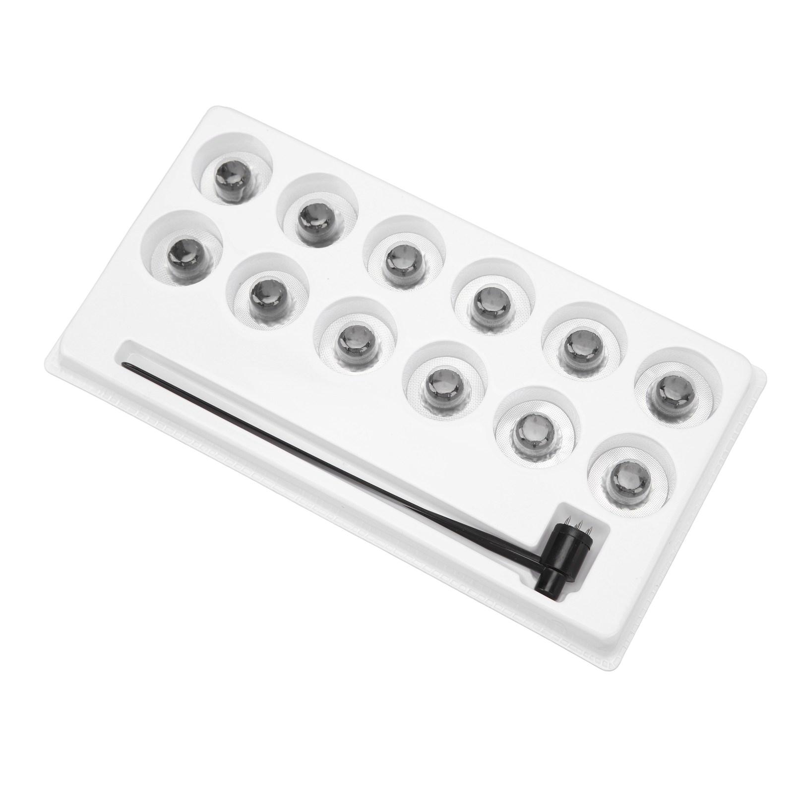 

Семизвездочный игольчатый молоток из нержавеющей стали с цветком сливы для кожи с 12 сменными головками