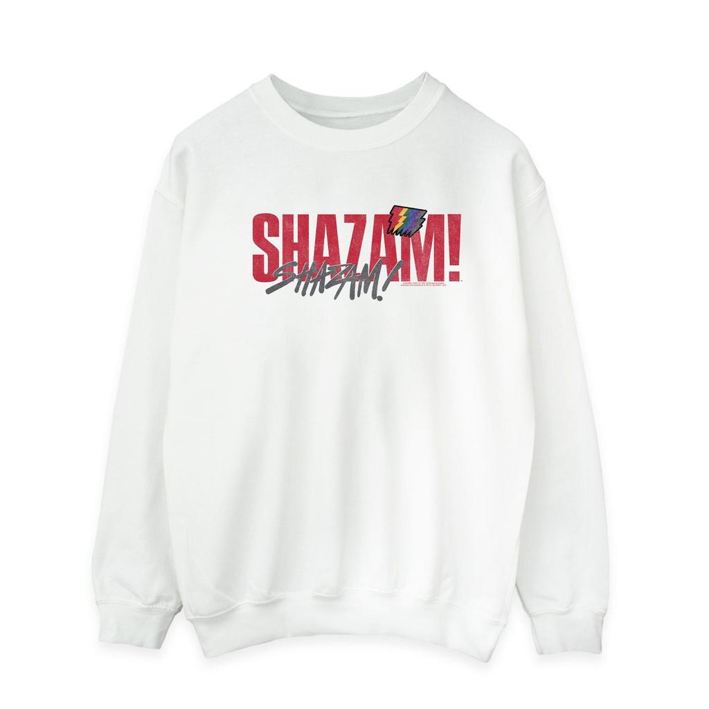 DC Comics Mens Shazam Fury Of The Gods Pride Distress Sweatshirt