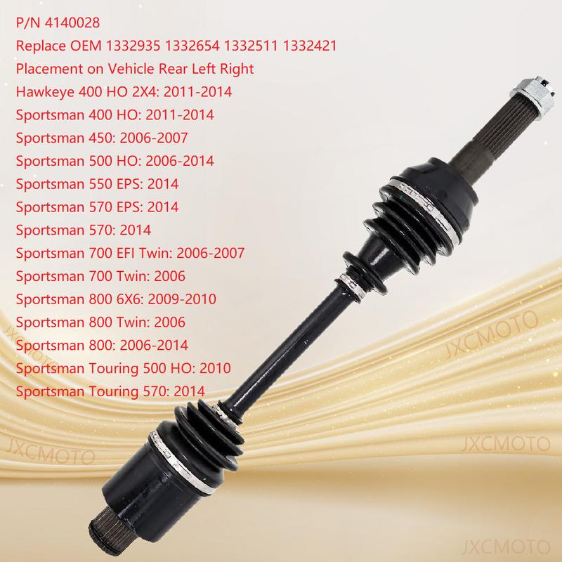 Drive Shaft CV Axle For SPORTSMAN 600 & SPORTSMAN 700 1380218 1380197 1380240 1332288 1332309 1332422 1332347 1332935 1332881