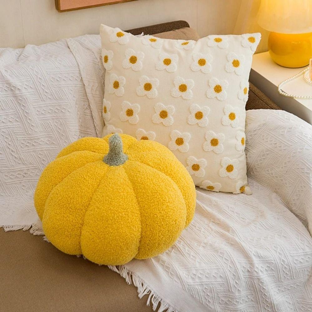 Embroidery Flowers Flower Pattern Pillowcase Cotton Pillow Cover Cushion Cover Home Decor