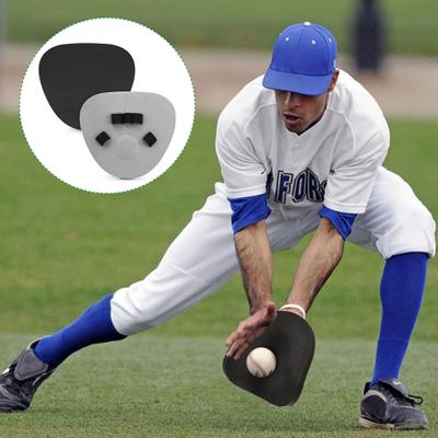 1/2-teiliger Baseball-Fängerhandschuh für Jugendliche und Erwachsene, atmungsaktiv und verschleißfest, weiche Schaumstoff-Baseball-Feldhandschuhe, verbessern die Körperhaltung und das Infield