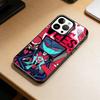 D-Hazbin Hotel  Phone Case For iPhone 17,16,15,14,13,12,11 Plus,Pro Max,XS,Colored Silver Plated Inside Cover