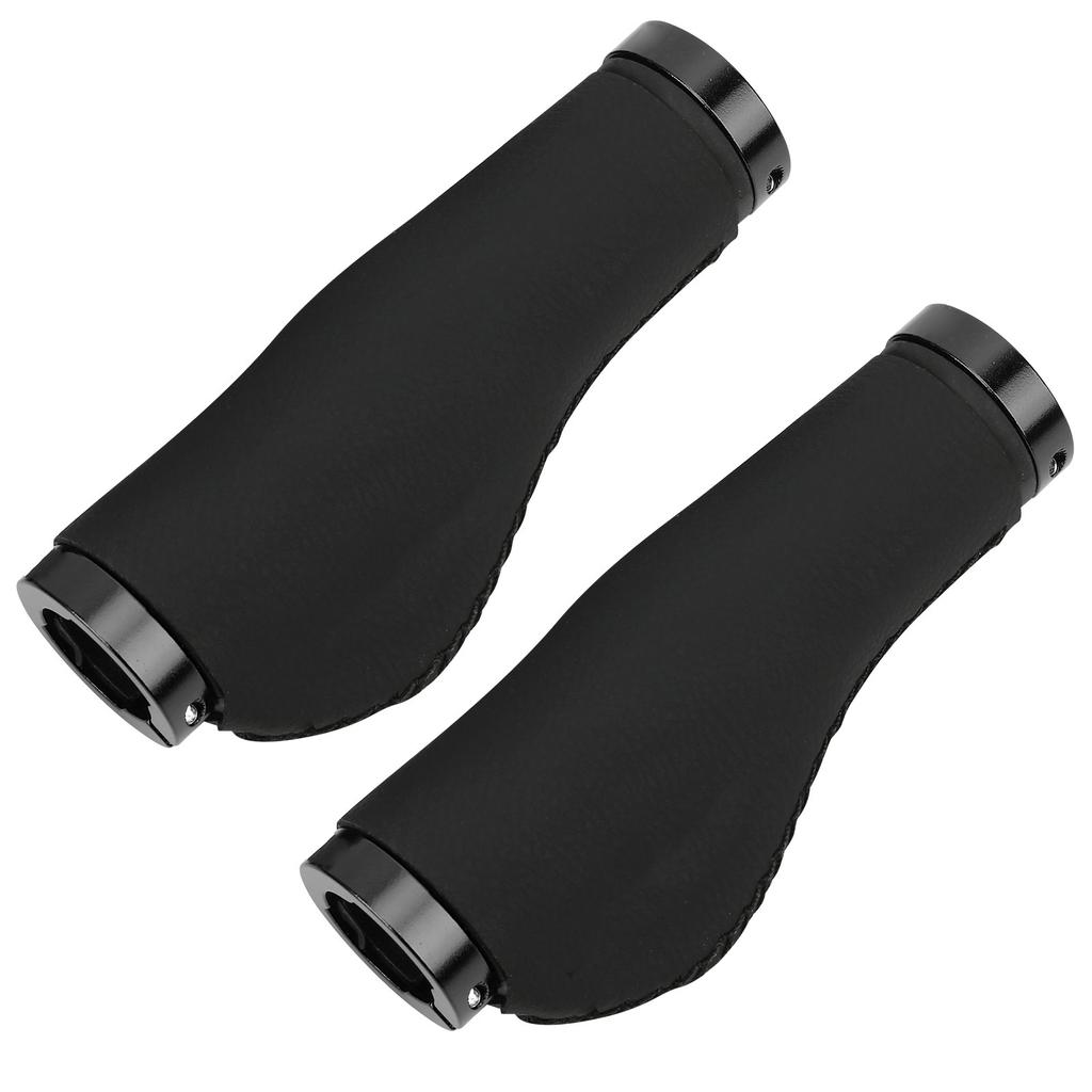 608 Mountain Bike Handlebar Grips Holding Bar AntiSlip Cover with Lock(Black )