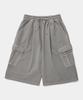 COLUMBIA UNIVERSITY Big Pocket Dyed Terry Shorts Pants_Gray