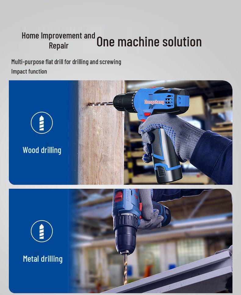 Multifunktionale wiederaufladbare Bohrmaschine & Schraubendreher