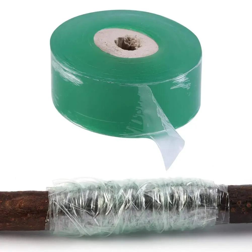 500M Pfropfband Folie PVC Selbstklebend Dehnbar Transparent Garten Obstbaum Pflanzen Setzlinge Reben Schutzhülle Parafilm