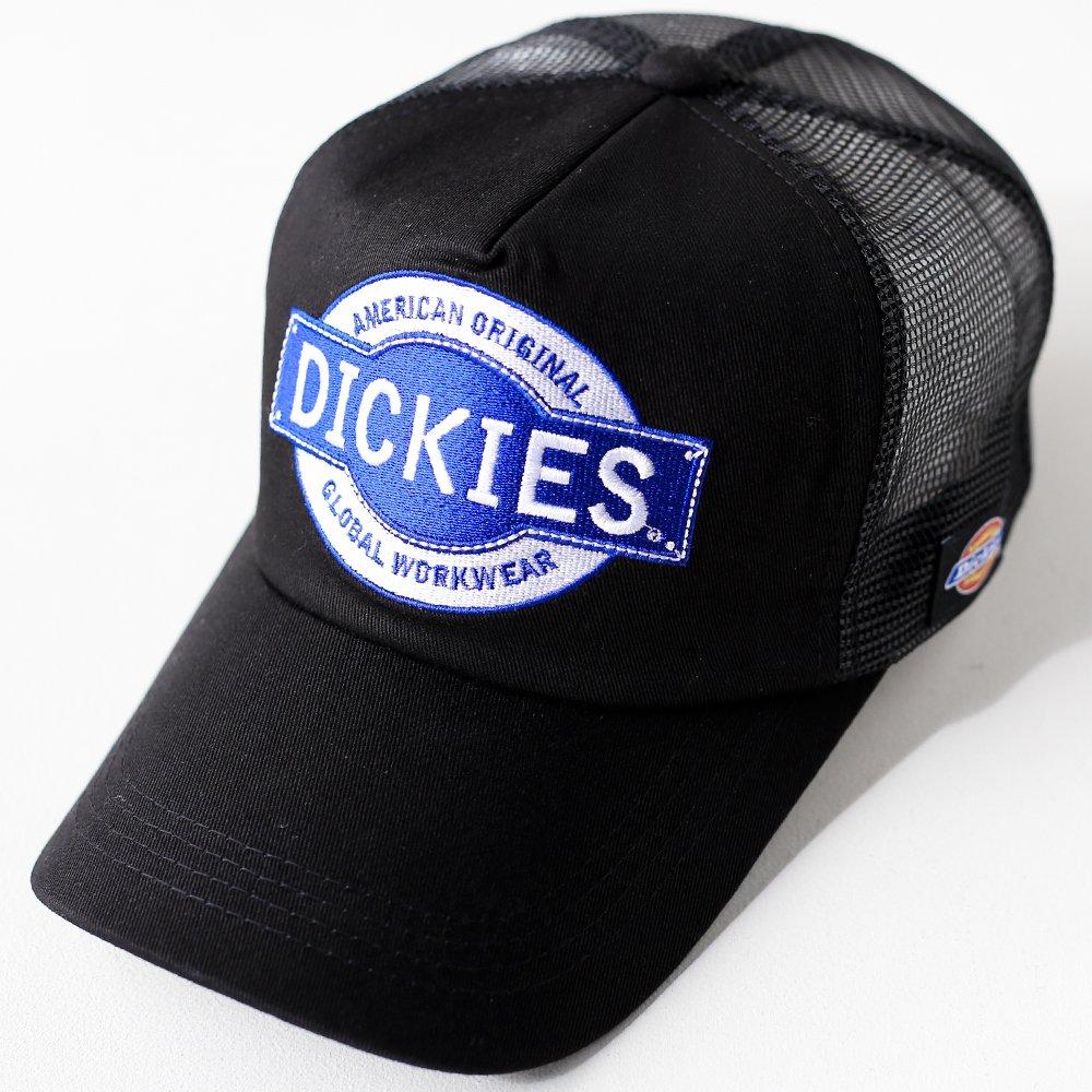 Dickies Original Logo Mesh Cap for Men and American Casual F Women, Unisex, Black, Streetwear, Original, Black,