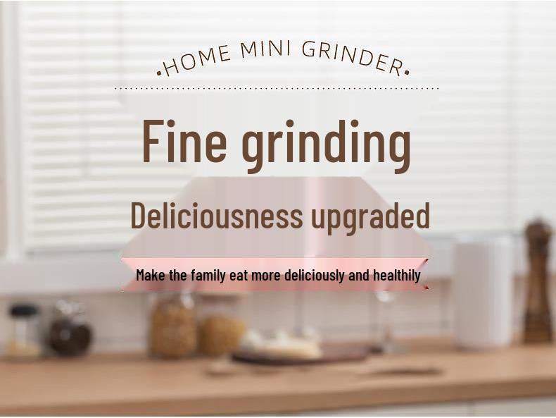 Ultra-Fine Grinder & Crusher for Small Household – Perfect for Grinding Beans and Grains