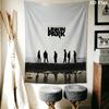 Linkin Park Wall Tapestry Aesthetic Wall Hanging Printed Fabric Blanket Decorative Tapestries for Bedroom Living Room Home Decor
