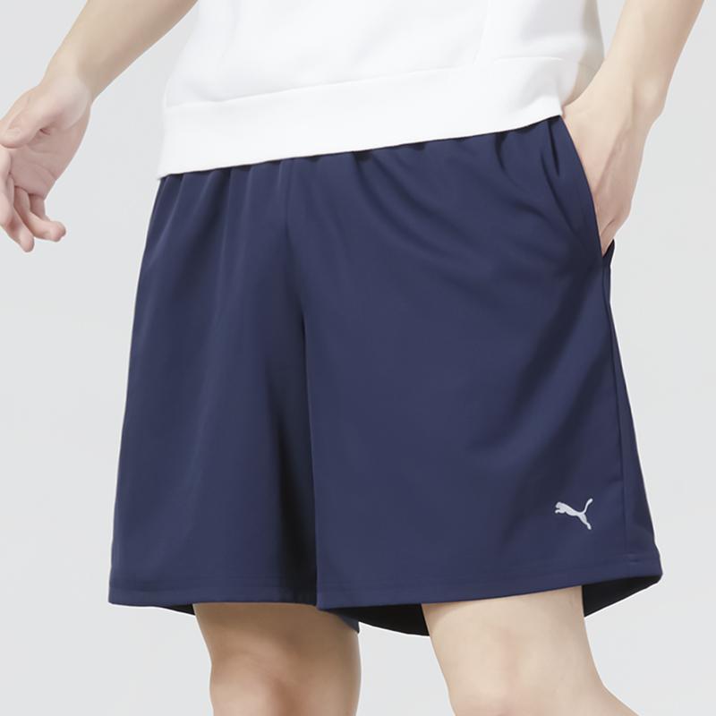 PUMA Loose Fit Sports Shorts Men bottoms Navy-Blue 520772-06