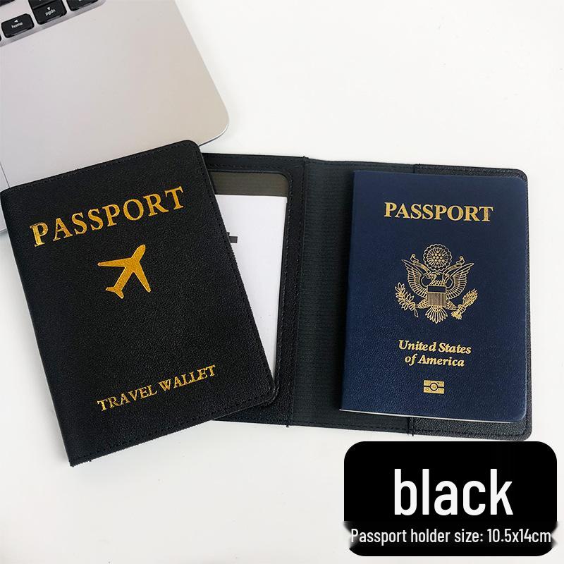 PU Leather Passport and Luggage Tag Set