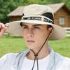 Men's Wide Brim Sun Protection Hat for Summer Outdoor Activities, Fishing, and Mountaineering