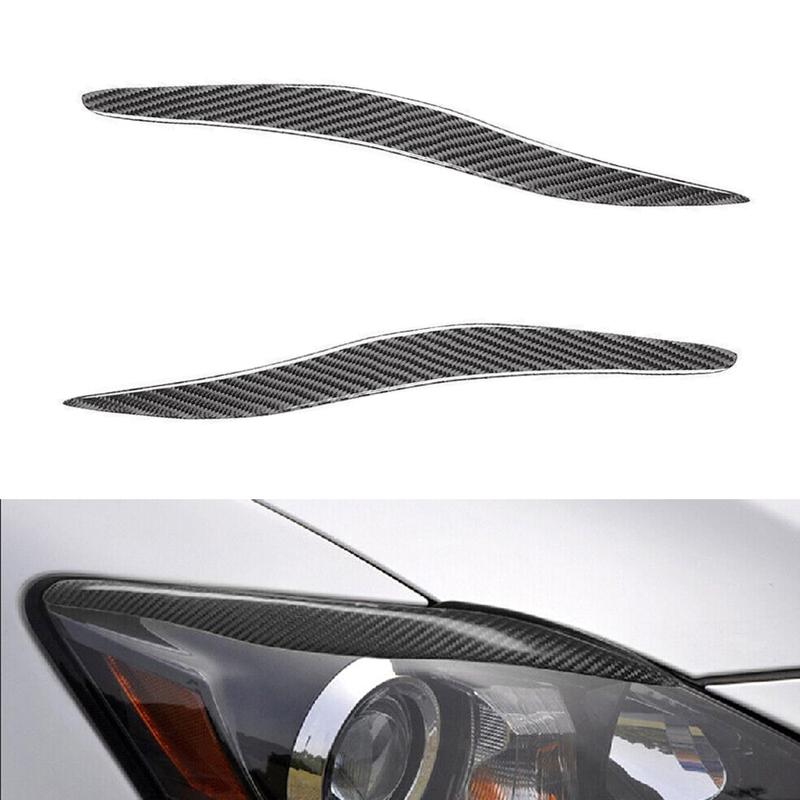 Carbon Fiber Headlight Eyebrow Eyelid Trim For Lexus IS250 IS300 IS350 2006 2007 2008 2009 2010 2011 2012 Car Styling Accessory