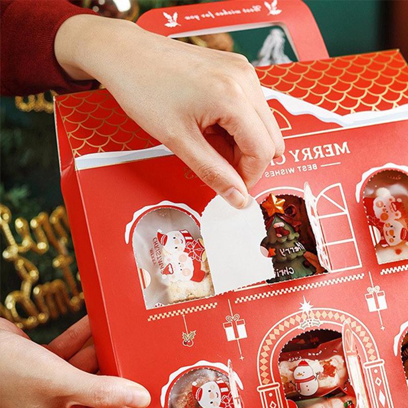 Cutie Cadou Snack cu Tematică de Crăciun cu Ambalaj Creativ și Premium pentru Cadou