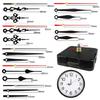 Different Shafts Clock Mechanism Kits with 7 Set Clock Hands for DIY Wall Clock