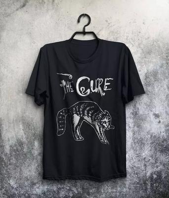The Cure Rare Cat Artwork Vintage Design Shirt