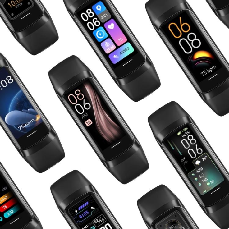 Fitness-Tracker mit Herzfrequenz, Blutsauerstoff, Blutdruck, Schlafüberwachung