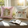 Cute Warm Lovely Mascot MMofusand Cushion Cover Pillowcase Antidustmite Invisible Zipper Short Plush Sofa Cushion