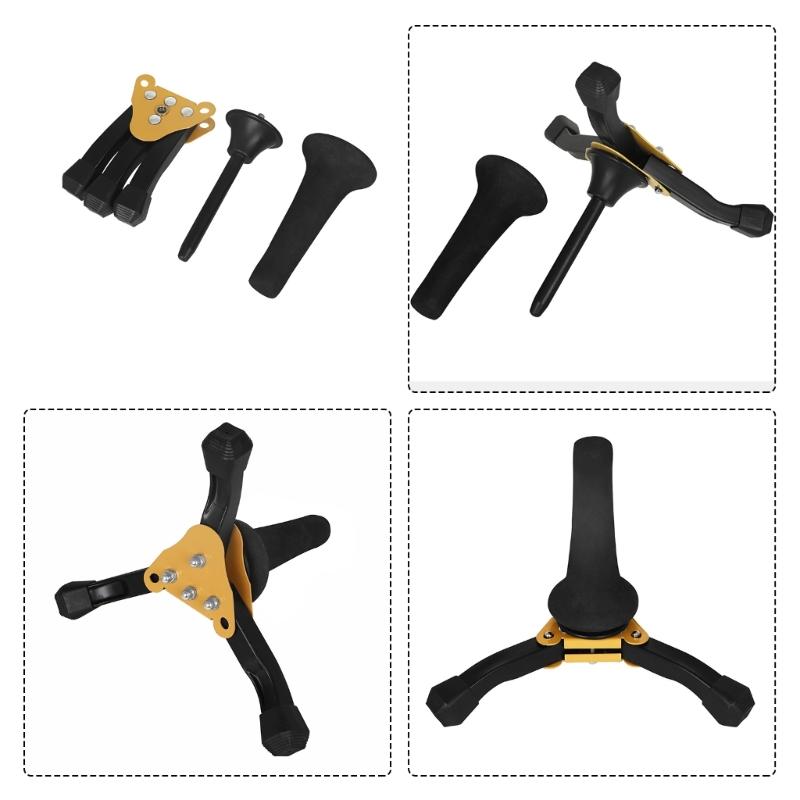 Soprano Saxophone Tripod Stand 3-Leg Stand Clarinet Rest Rack Stable Base  Portable Stable Support Flute Stands