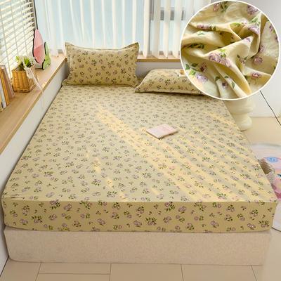 Hautfreundliches Spannbettlaken Blumenmuster Matratzenbezug Elastische Bettlaken Matratzenbezüge Heim Bettbezüge(Kein Kissenbezug)