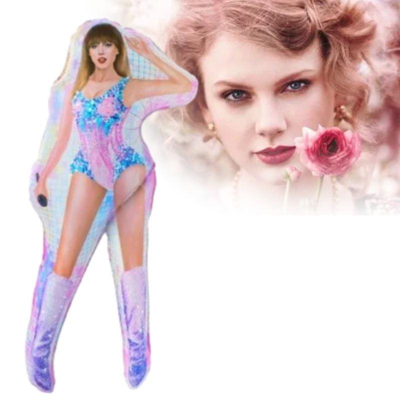 Elegant Taylor Swift Themed Aluminum Foil Balloon For Parties And Celebrations